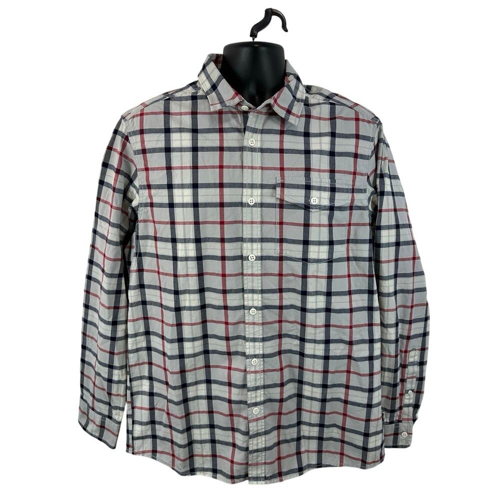 North Face Men’s Stayside Chamois Flannel Shirt Plaid Size Large Cotton